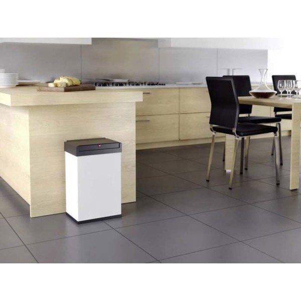 0840-131 Çöp Kovası Big Box L Beyaz 35 Lt