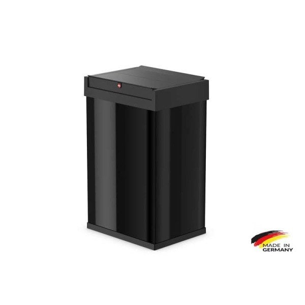 0840-141 Çöp Kovası Big Box L Siyah 35 Lt