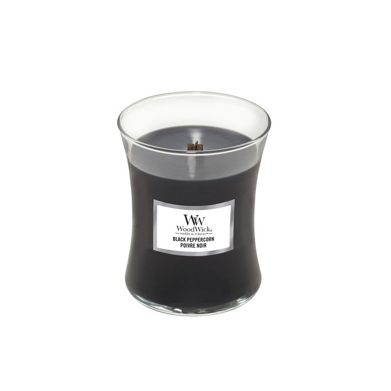 1666265E WW Orta Kavanoz Mum Black Pepercorn