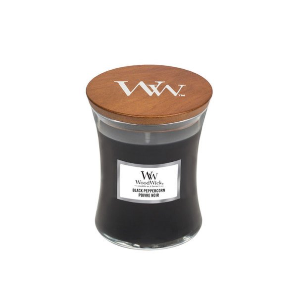 1666265E WW Orta Kavanoz Mum Black Pepercorn