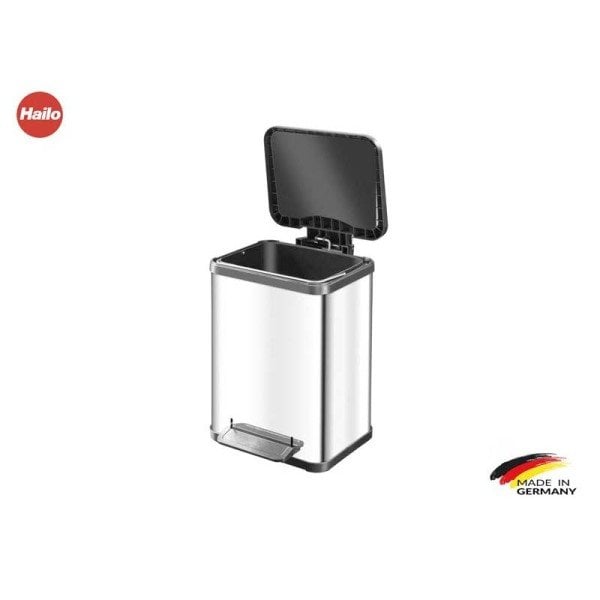 0619-200 Çöp Kovası Öko Plus M Krom 17 Lt