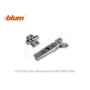 Dar Alüm. Profil Menteşesi Düz