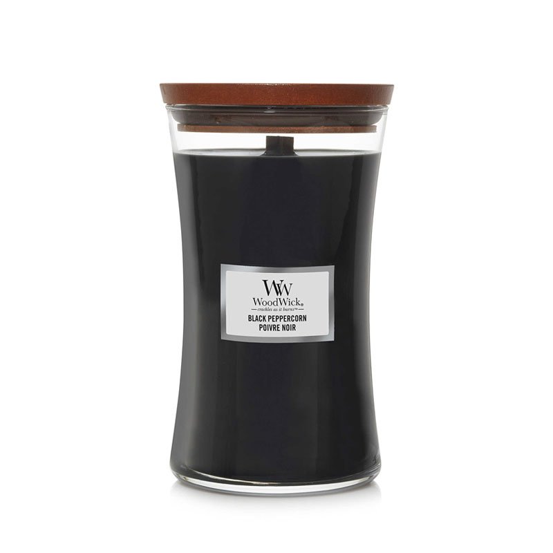 1666271E WW Büyük Kavanoz Mum Black Peppercorn