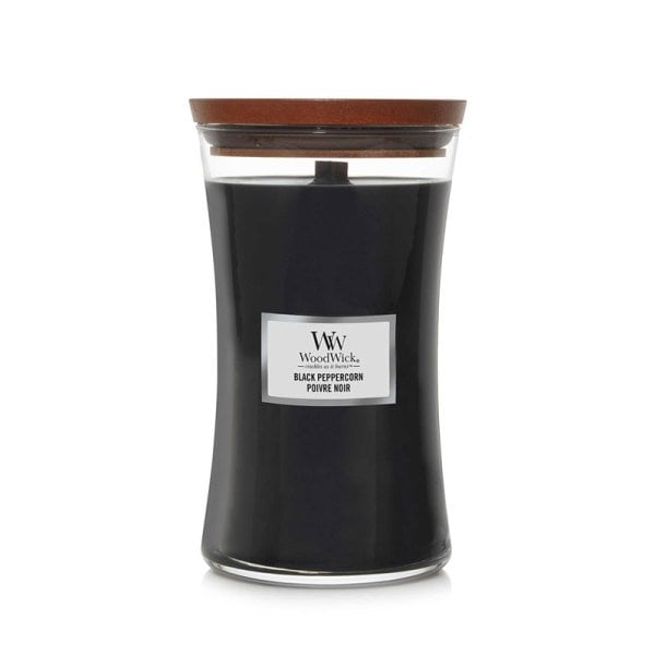 1666271E WW Büyük Kavanoz Mum Black Peppercorn
