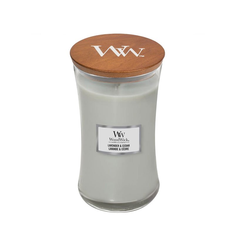 1666272E WW Büyük Kavanoz Mum Lavender Cedar