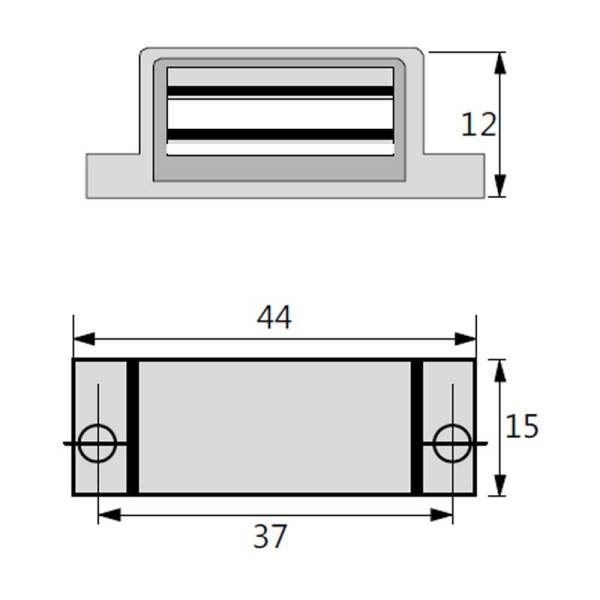 Mıknatıslı Çıtçıt Beyaz