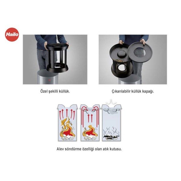 0950-429 Küllük Safe Plus XL Siyah 45 Lt