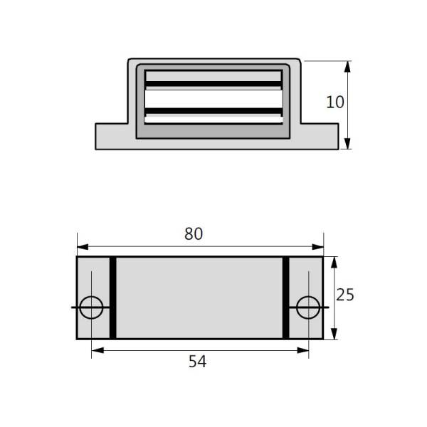 15157 Mıknatıslı Çıt Çıt  80mm BÜYÜK
