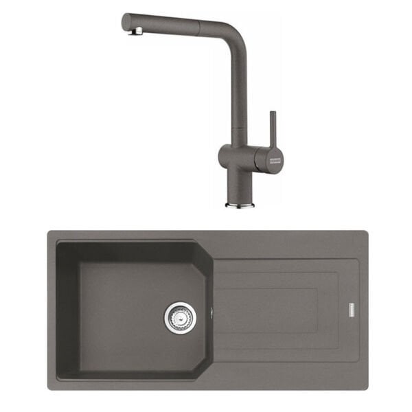 URBAN UBG 611-100 Stone Grey Evye+Active Plus Doccia Batarya Set