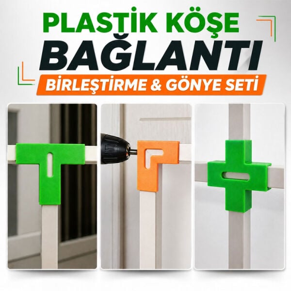 SL0591 Köşe Bağlantı, Birleştime, Gönye Seti