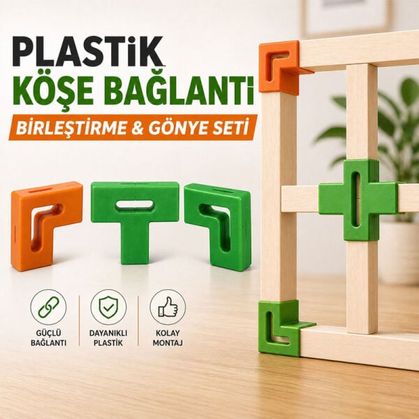 SL0591 Köşe Bağlantı, Birleştime, Gönye Seti
