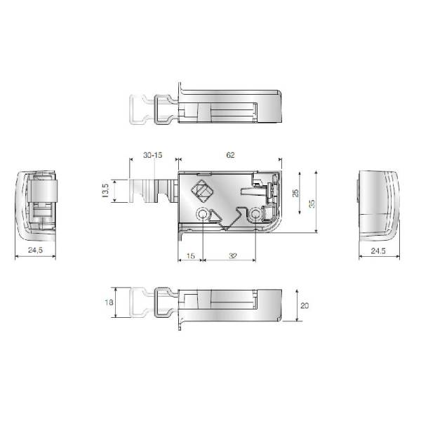 Creox Askı Elemanı + Beyaz Kapak