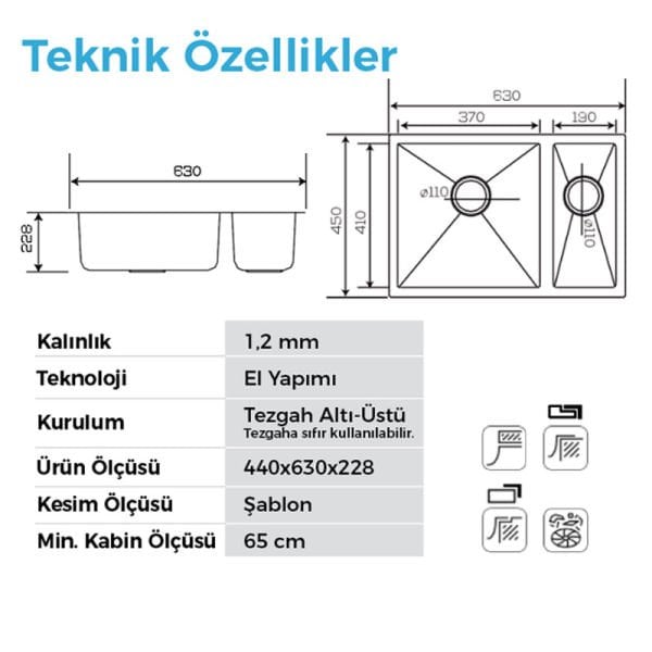 Evye Stella 4563 İnox