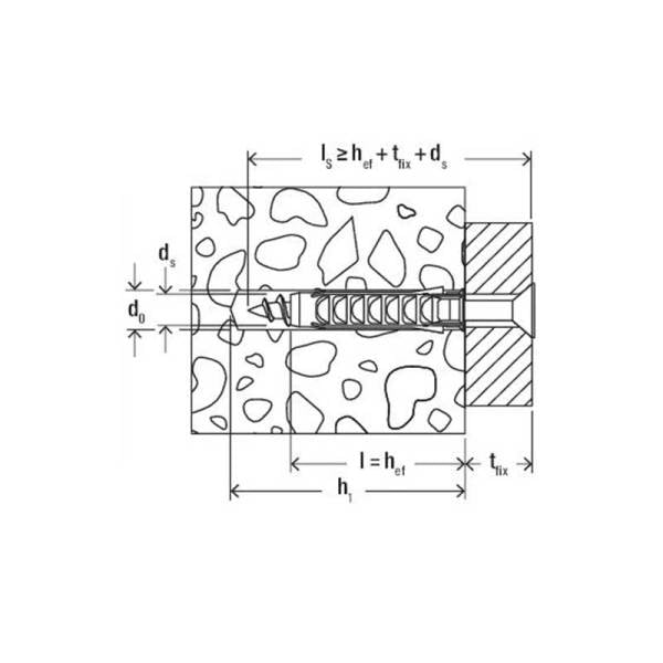 Dübel SX 8x40 45408