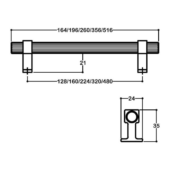 8957 Altın Kulp 480 mm