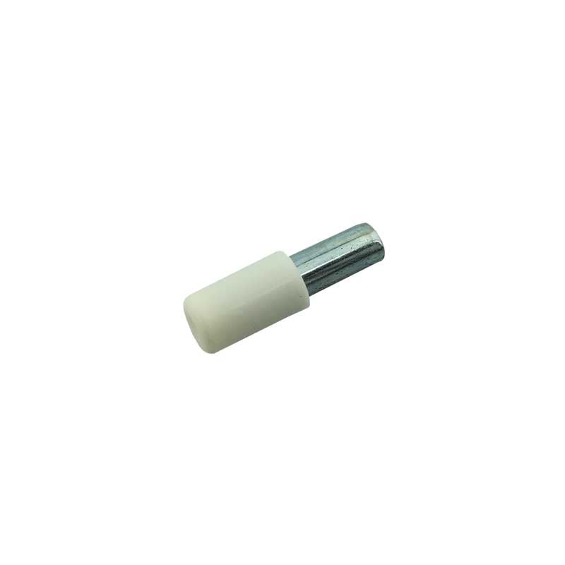 Plastik Başlı Metal Raf Pimi Beyaz