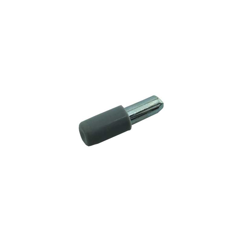 Plastik Başlı Metal Raf Pimi Gri