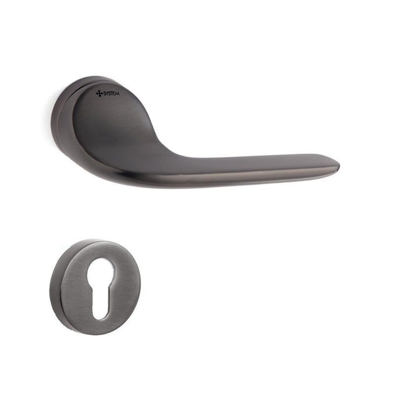 FORTUNA Füme Saten  Kapı Kolu Yale