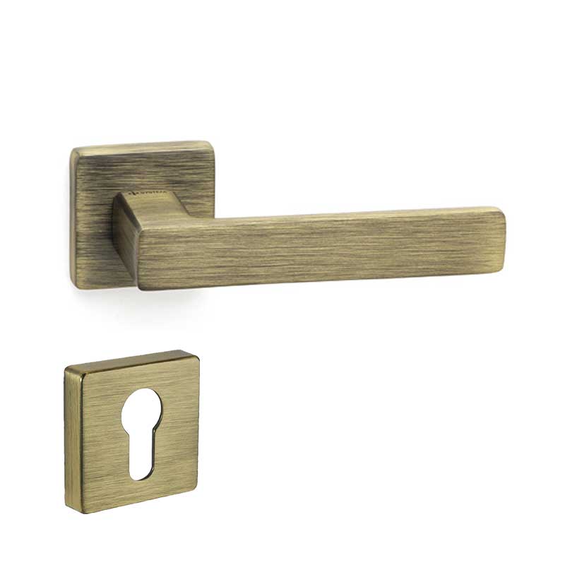 FOSIL Antik Saten Mat  Kapı Kolu Yale