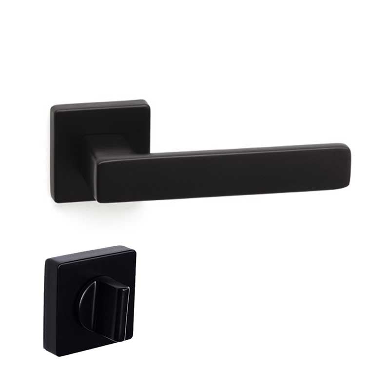 FOSIL Mat Siyah  Kapı Kolu Wc