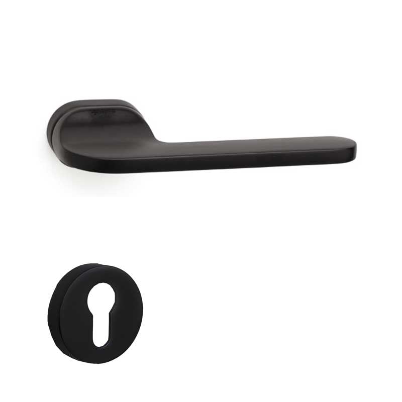 JASPER Mat Siyah  Kapı Kolu Yale