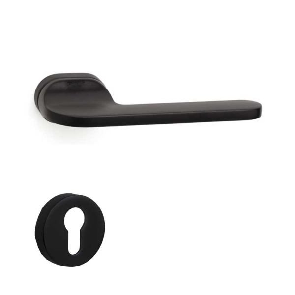 JASPER Mat Siyah  Kapı Kolu Yale