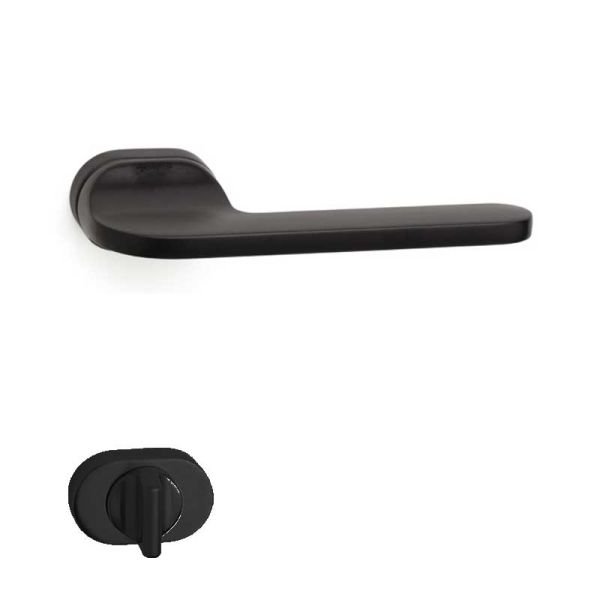 JASPER Mat Siyah  Kapı Kolu Wc