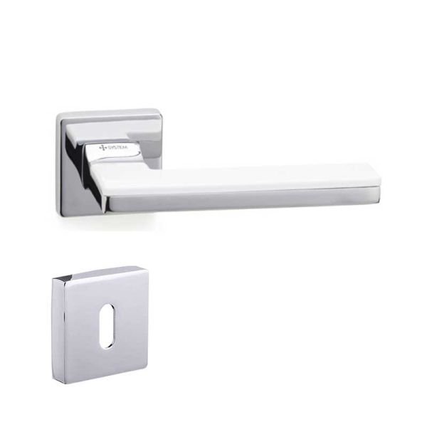 LARISSA Krom / Beyaz  Kapı Kolu Oda