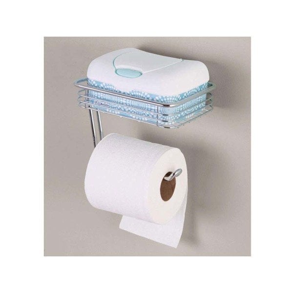 69150 Wc Kağılık +Raf Duv.Montajlı Krom