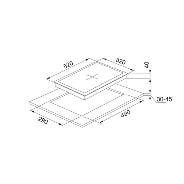 Ocak FHNG 302 2G BK C 106.0490.202