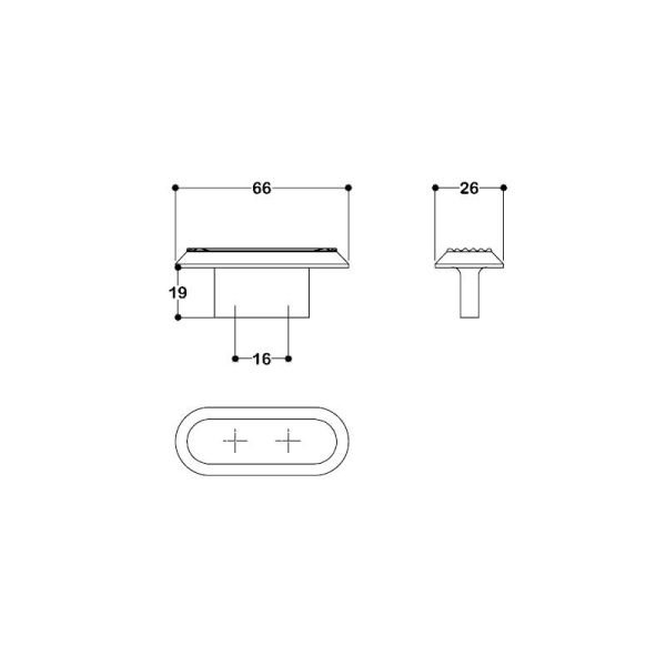 9006 16 mm Kulp Antik Saten Mat
