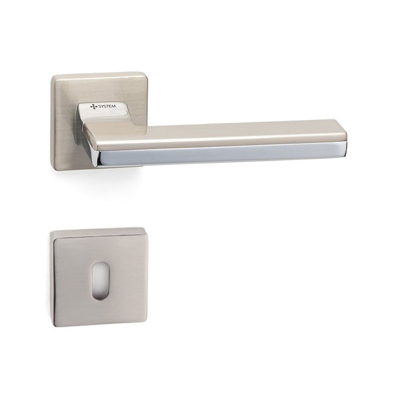 LARISSA Krom / Nikel Saten  Kapı Kolu Oda