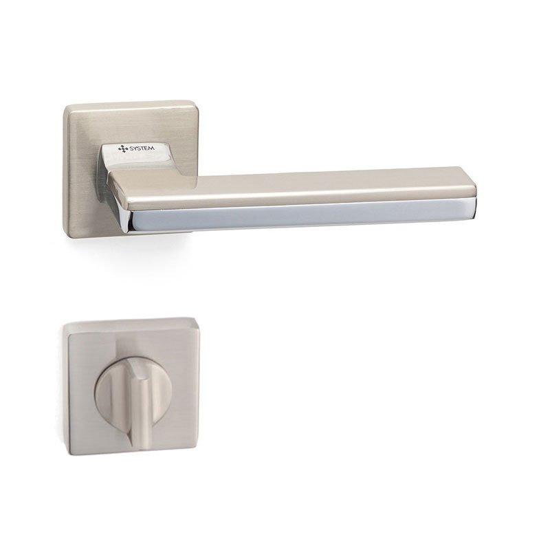 LARISSA Krom / Nikel Saten  Kapı Kolu Wc