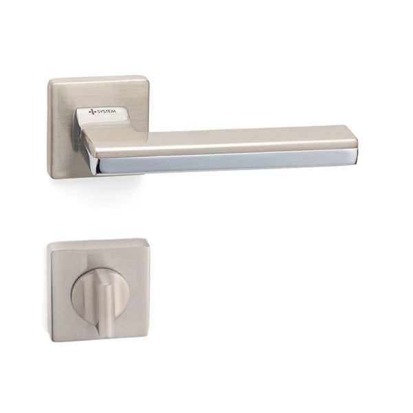 LARISSA Krom / Nikel Saten  Kapı Kolu Wc