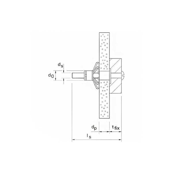 VESTA HTM Metal Boşluk Dübeli 6x37