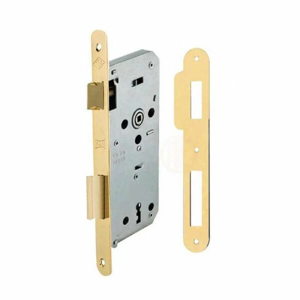 141/45 Oval Oda Kilit 45mm Sarı 18mm Ayna