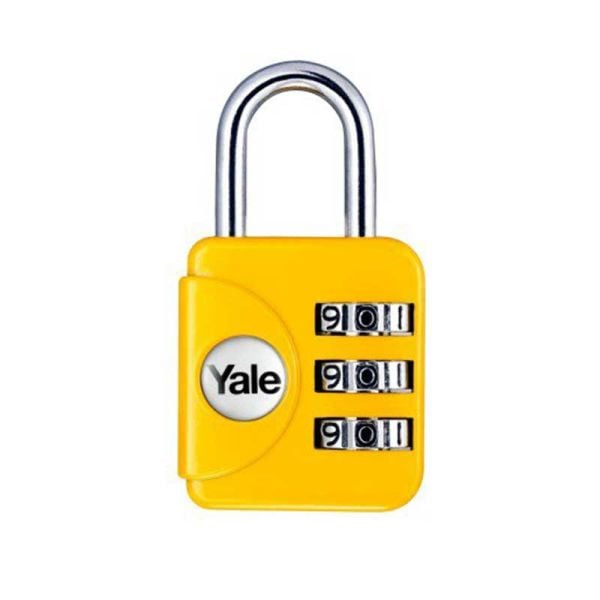 YALE 28 MİNİ Şifreli Renkli Asma Kilit Geniş