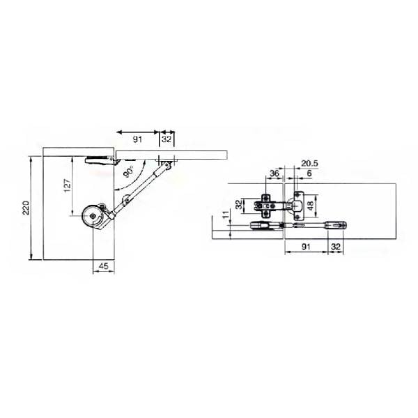 Kırma Kalkar Kapak Makası Beyaz
