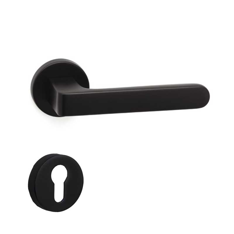 MARVEL Mat Siyah  Kapı Kolu Yale