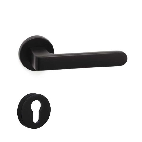 MARVEL Mat Siyah  Kapı Kolu Yale