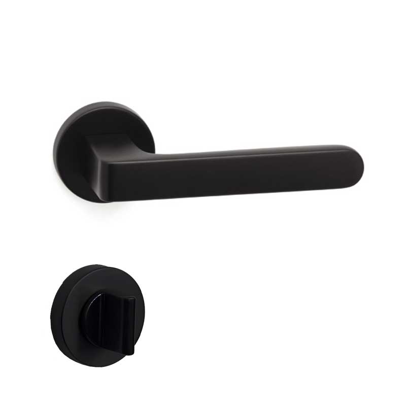 MARVEL Mat Siyah  Kapı Kolu Wc