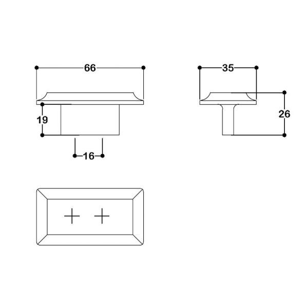 9086 16 mm Kulp Antik Saten Mat