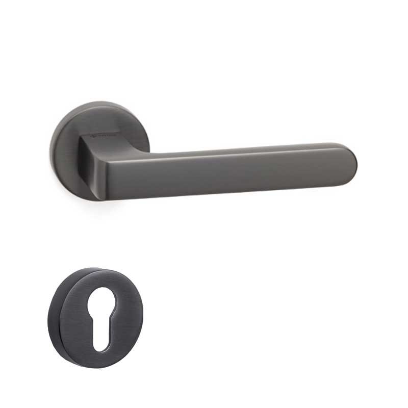 MARVEL Füme Saten  Kapı Kolu Yale