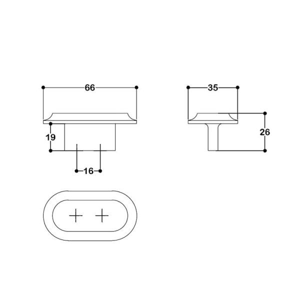 9102 16 mm Kulp Antik Saten Mat