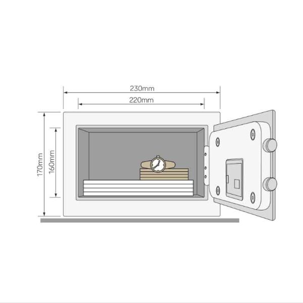YALE Kasa Kollu Mini Siyah YSV/170/DB1
