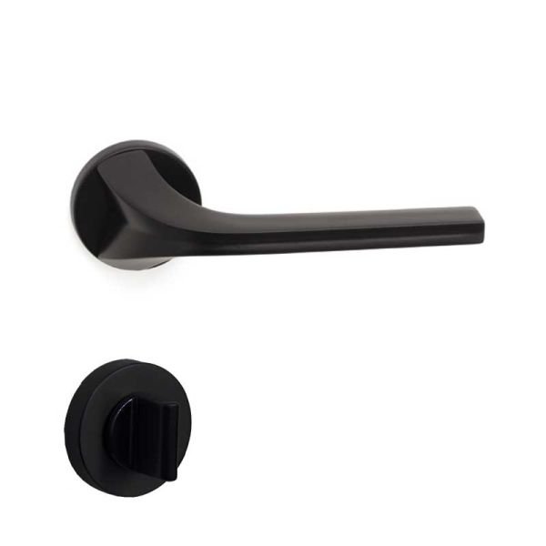 MATRIX Mat Siyah  Kapı Kolu Wc