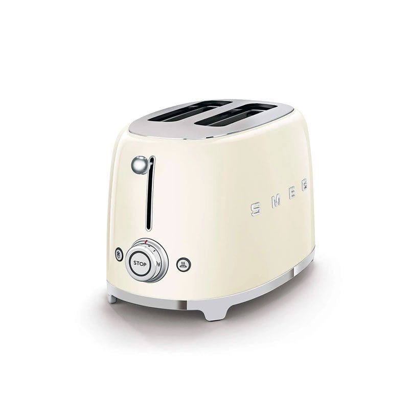 Smeg Ekmek Kızartma 2x1 Krem TSF01CREU