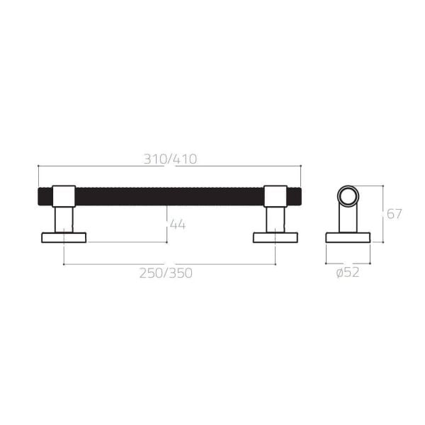 9630 Altın Çekme Kol 250 mm