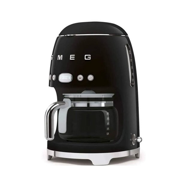 Smeg Filtre Kahve Makinesi Siyah DCF02BLEU