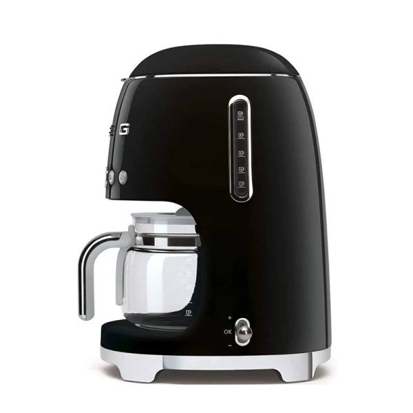 Smeg Filtre Kahve Makinesi Siyah DCF02BLEU